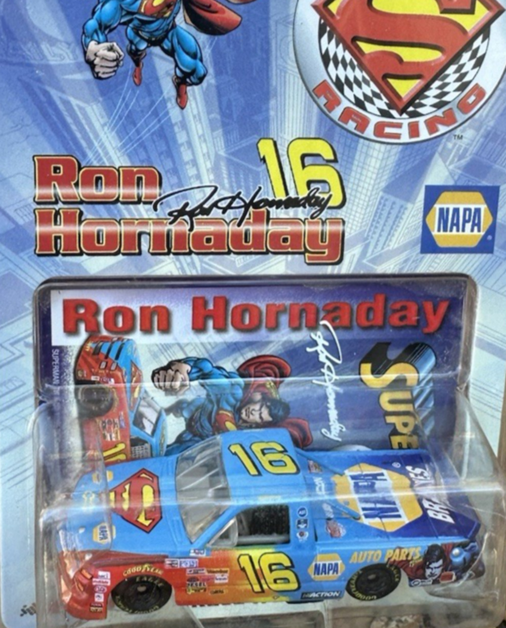 Action Racing Collectables Ron Hornaday #16 NAPA Superman 1999 Chevy 1:64 NASCAR